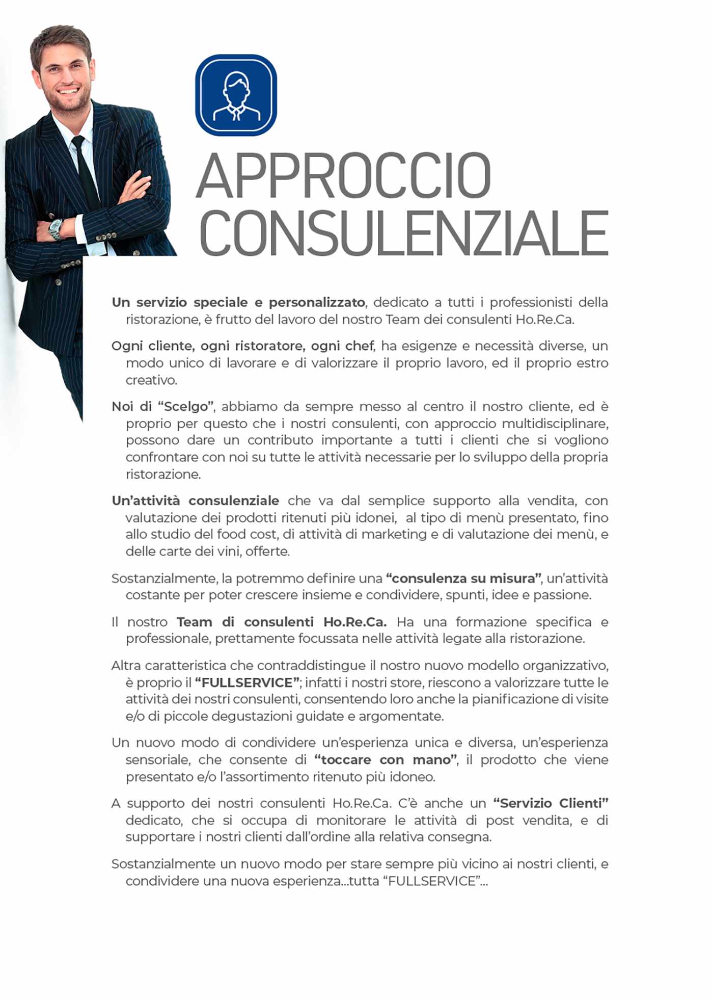 Approccio consulenziale